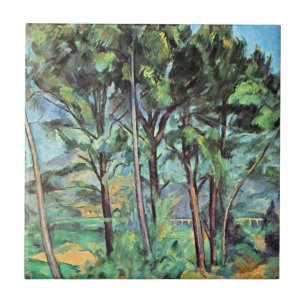 Pinheiro com Viaduto por Paul Cezanne, Arte Antiga