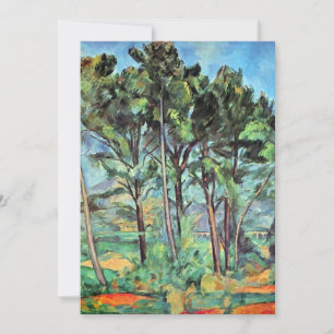 Pinheiro com Viaduto por Paul Cezanne, Arte Antiga