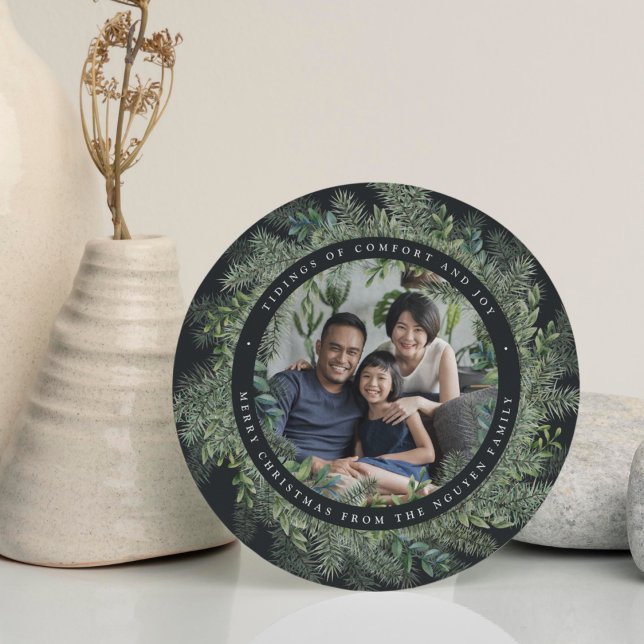 Pinheiro de montanha | Cartão com fotos de férias  (Criador carregado)