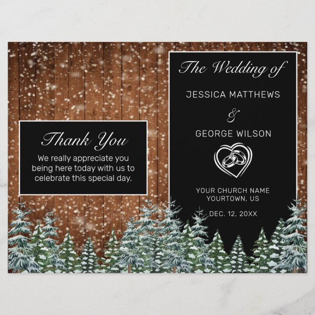 Pinheiro de Neve Negra (Frente)