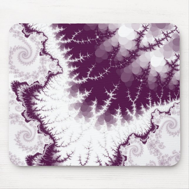 Pinho com Pena de Ameixa Mousepad (Frente)