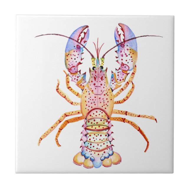 Pink and Blue Lobster (Frente)