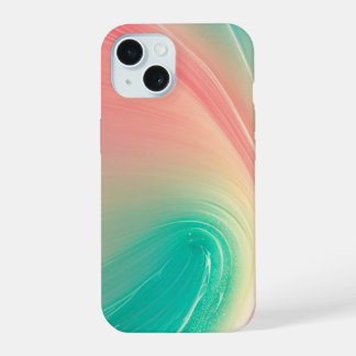 Pink and Mint Green Abstract Pattern Phone Case