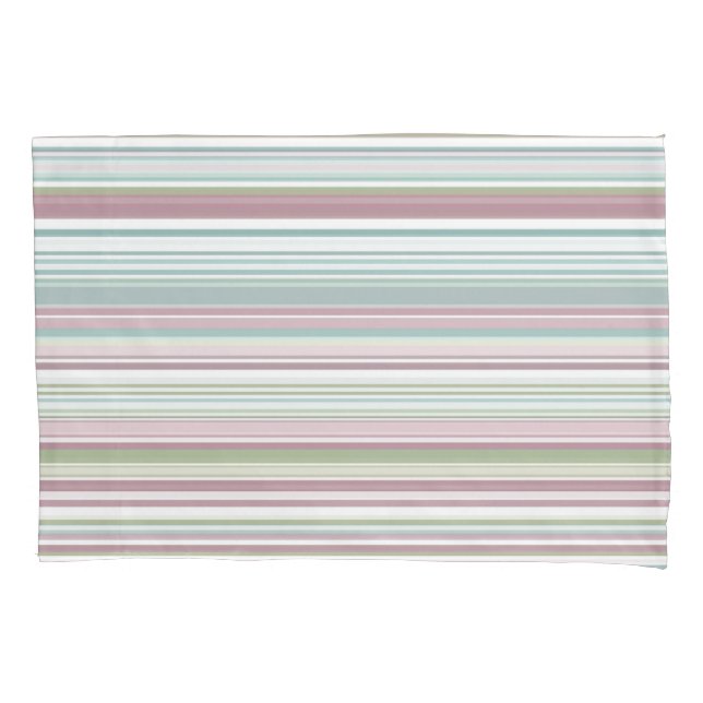 Pink, Aqua, mint, spring rain and mauve stripes (Frente)