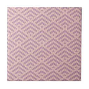 Pink Art Deco Diamond Patterno