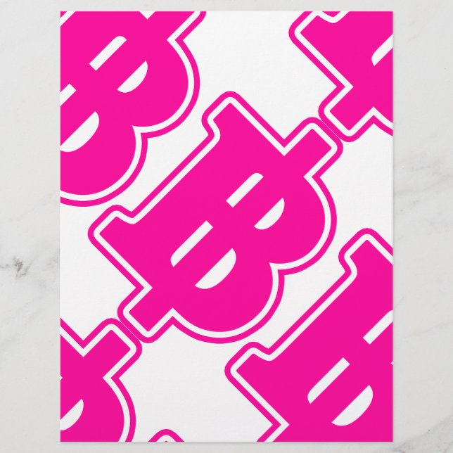 PINK BAHT SGN ฿ Moeda Moeda Tailandesa ฿ (Frente)