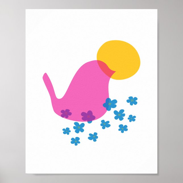 Pink Birdie Value Poster (Frente)