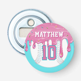 Pink & Blue Baseball Drip