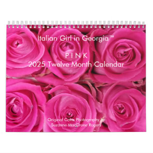 PINK - Calendário de Doze Meses 2025