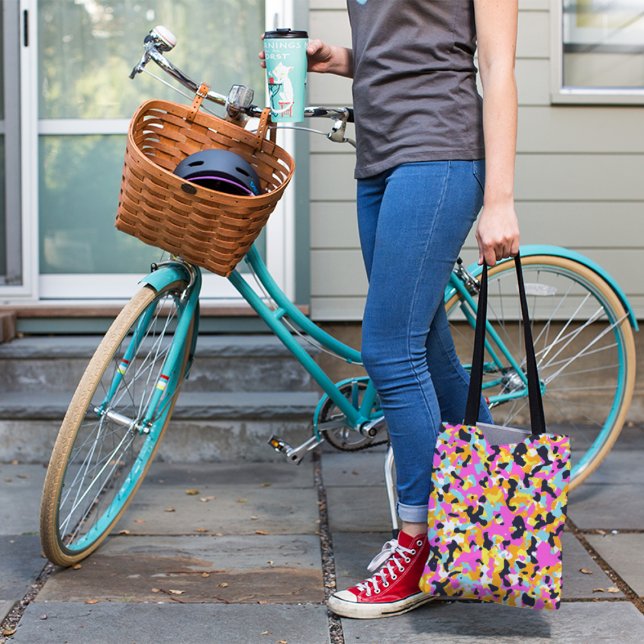 PINK CAMO PADRÃO TOTE BAG (Criador carregado)