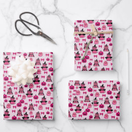 Pink Cats - Padrão perfeito Halloween