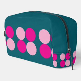 Pink Circles on Green