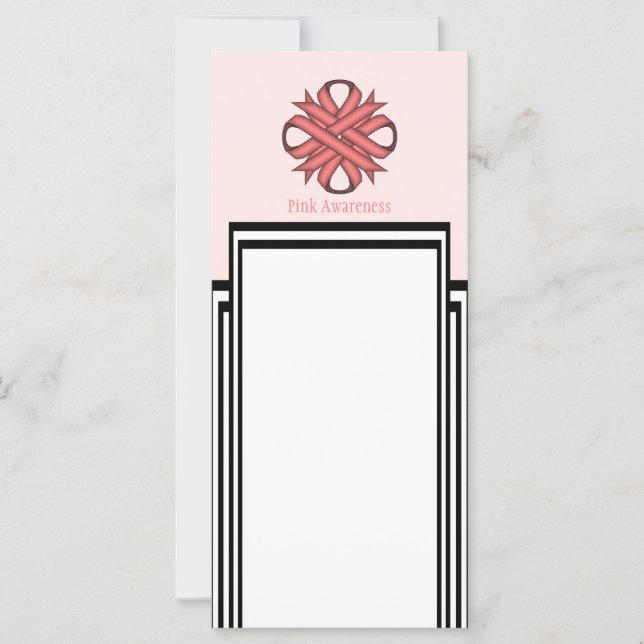 Pink Clover Ribbon Template by Kenneth Yoncich (Frente)