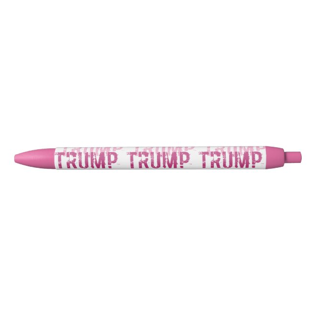 PINK Donald TRUMP Caneta do Presidente da Eleição (Frente)