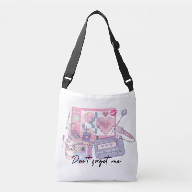 Pink Dreams – Don’t Forget Me Nostalgic Tote Bag (Frente)