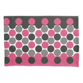 Pink e Cinza Polika Dot