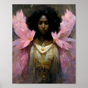 Pink Fae 8 Fantasy Art Poster