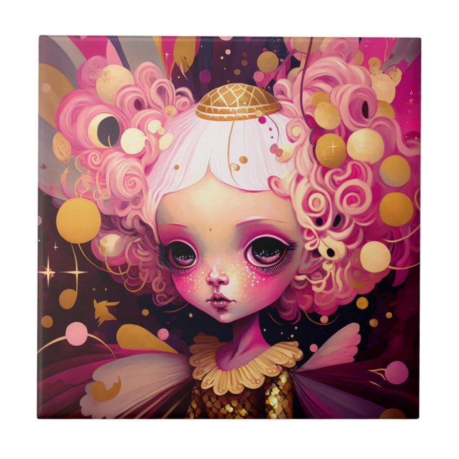 Pink Fairy Fantasy Art (Frente)