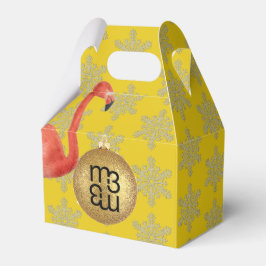 PINK FLAMINGO - Caixa de favoritos de Natal