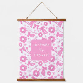 Pink Girly Scrunchies Pattern Cute Hair Accessory