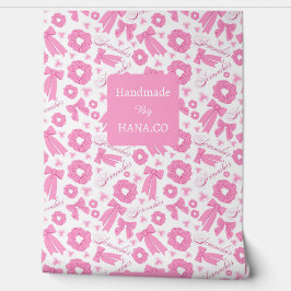 Pink Girly Scrunchies Pattern Cute Hair Accessory