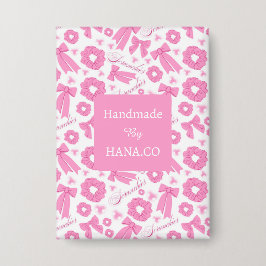 Pink Girly Scrunchies Pattern Cute Hair Accessory