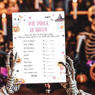 Pink Halloween Little Boo O Preço é Certo Jogo