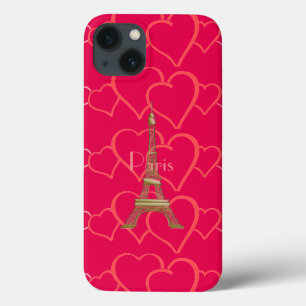 Pink Heart Love Eiffel Tower Paris