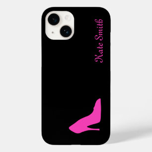 Pink Heel em preto