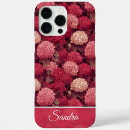 Pink hydrangeans Custom Iphone Case For Her