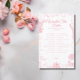 Pink Jungle Safari Baby Shower Would She Rather