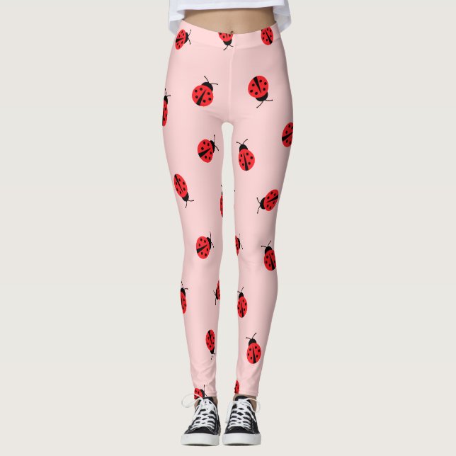 Pink Ladybug Leggings (Frente)