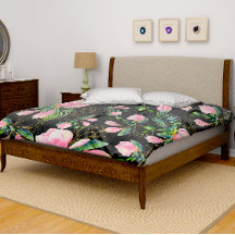 Pink Magnolia - Padrão preto