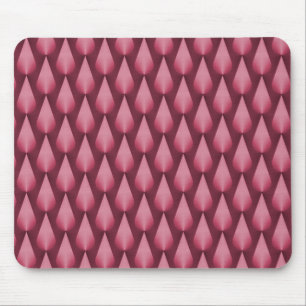 Pink Metálico Dazzling Raindrops Mousepad