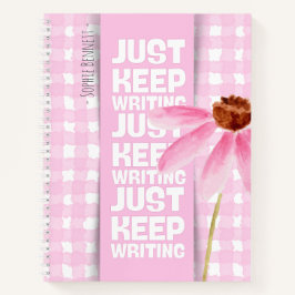 Pink Motivational Gingham