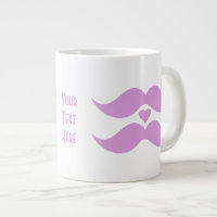 Pink Mustaches canecas
