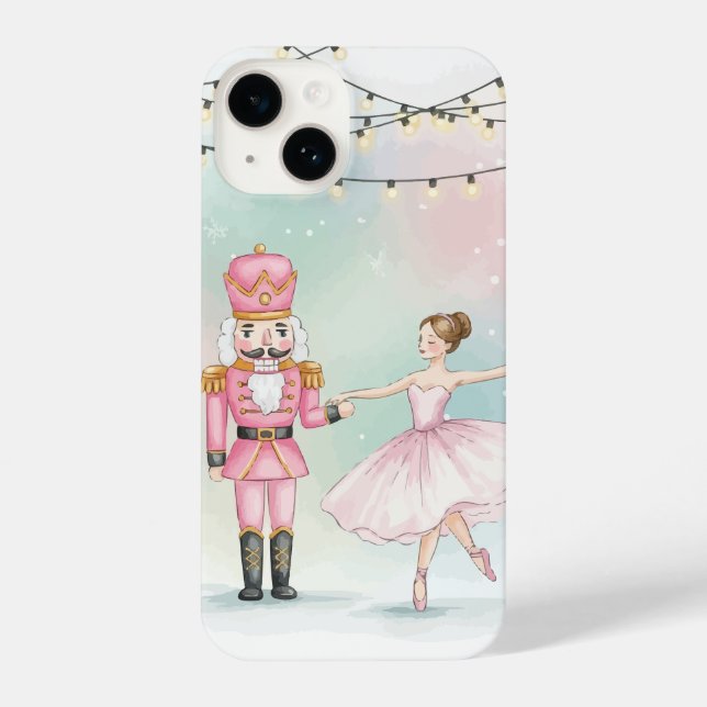 Pink Nutcracker & Ballerina  Christmas  (Verso)