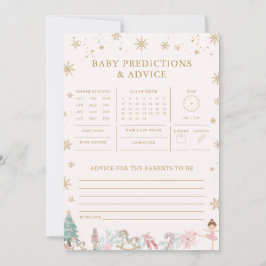 Pink Nutcracker Ballet Baby Prediction Advice Game