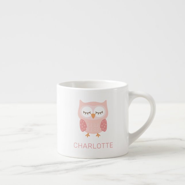 Pink Owl, caneca fofa (Direita)