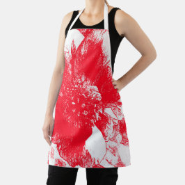 Pink Peony Apron