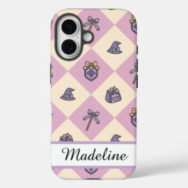 Pink Personalized Girly Checkered