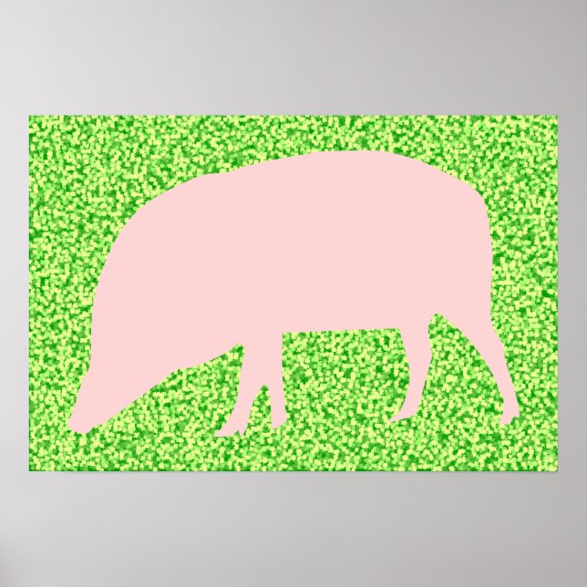 Pink Pig Poster (Frente)