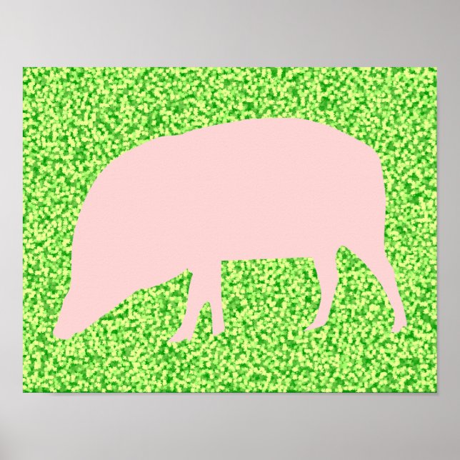 Pink Pig Poster (Frente)