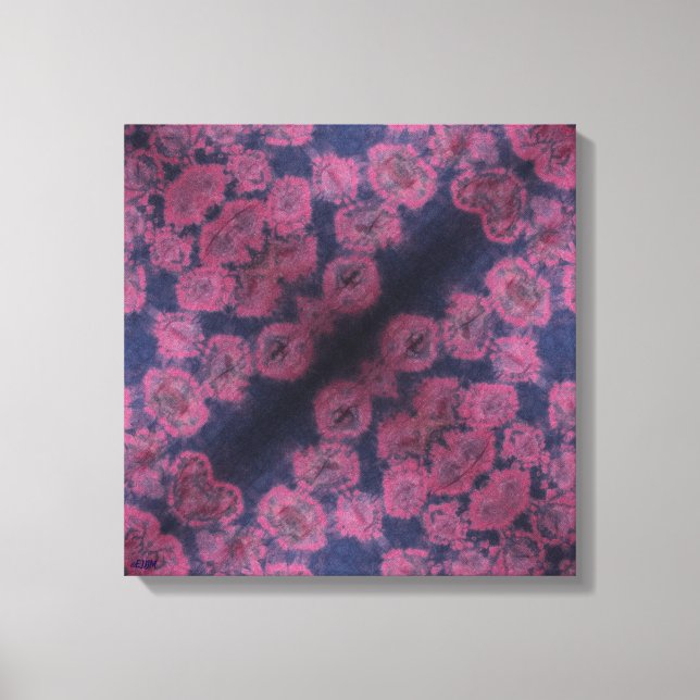 Pink Poppies II Stretched Canvas Print (Frente)