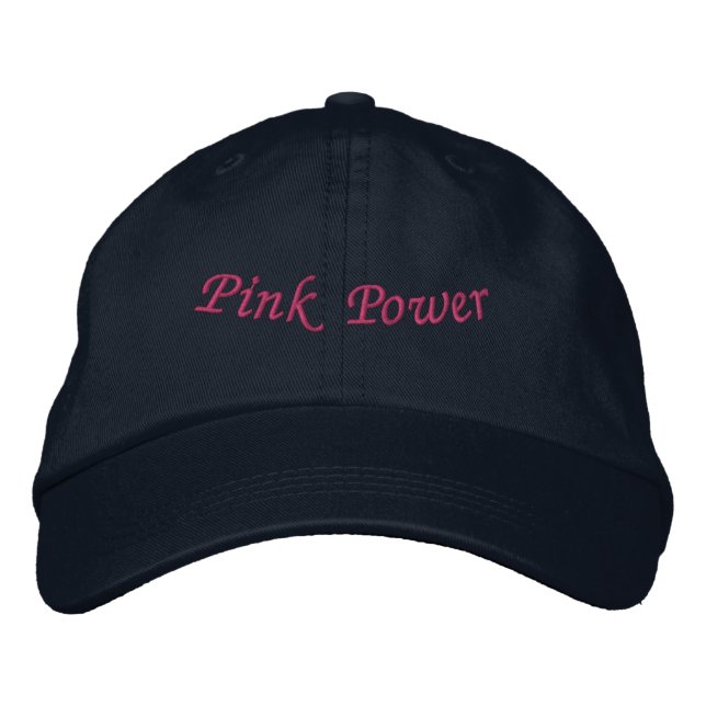 Pink Power Bold Blend de Energia Feminina - Boné A (Frente)