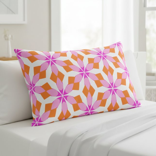 Pink Purple and Orange Floral Geometric (Criador carregado)
