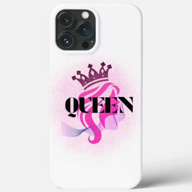 Pink Queen Crown Design – Confident Feminine Power (Verso)