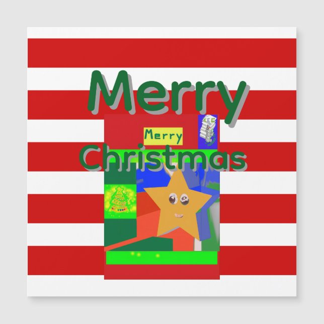 Pink Red Merry Christmas  (Frente)