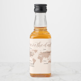 Pink Salmon Boarding Pass World Map Travel