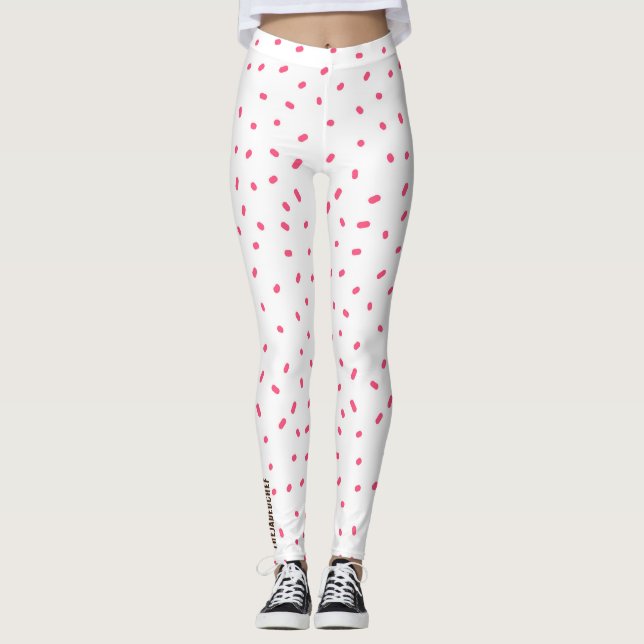 Pink Sorbet Speckle Leggings (Frente)